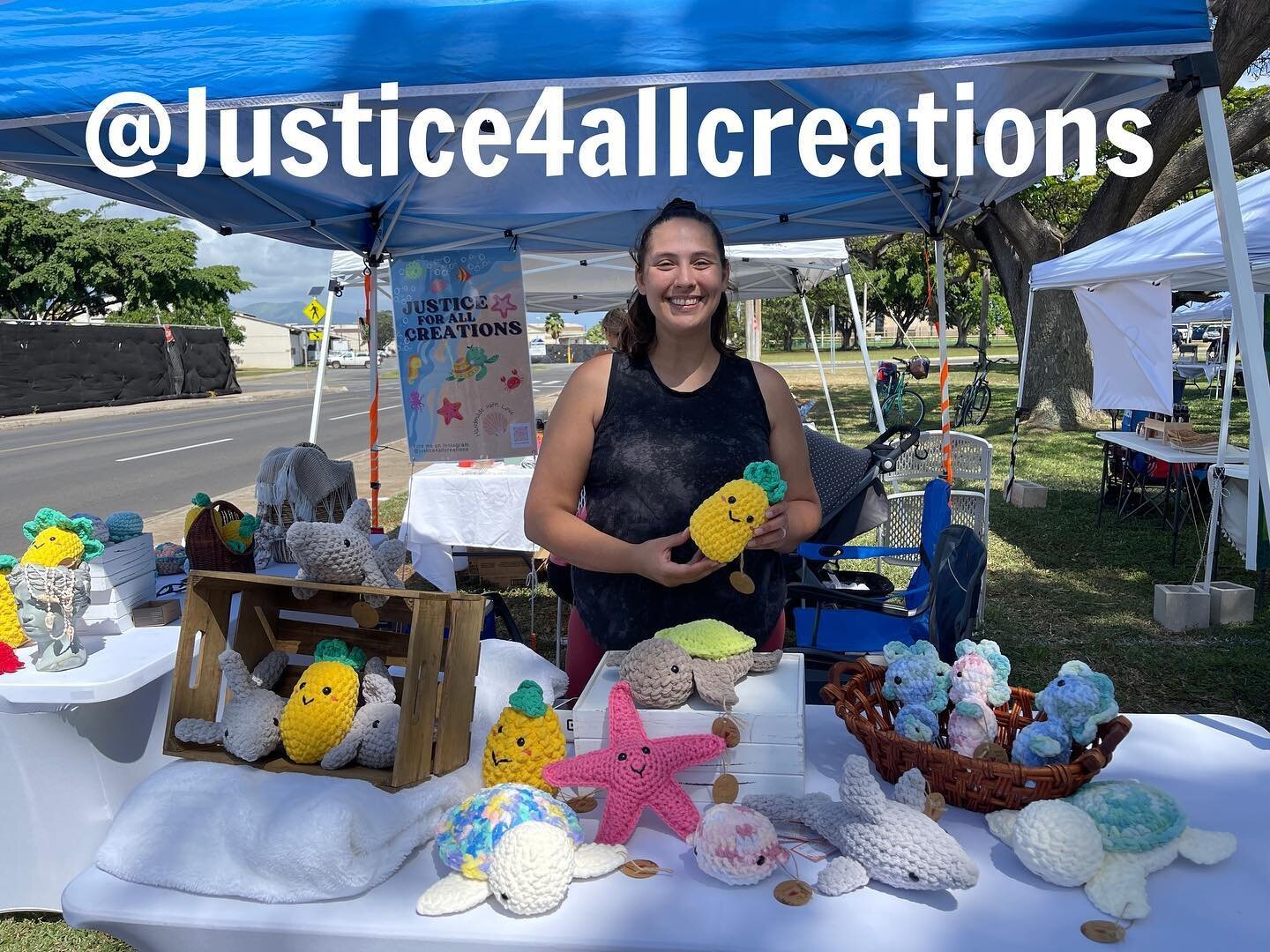Fun day at the Hickam Spring craft fair yesterday! Tons of vendors. Wanted to highlight our Mil spouse small businesses. I&rsquo;m impressed with their handcrafted cuteness ❤️. Justice4allcreations and Mokasartstudio is their first craft fair! Very i